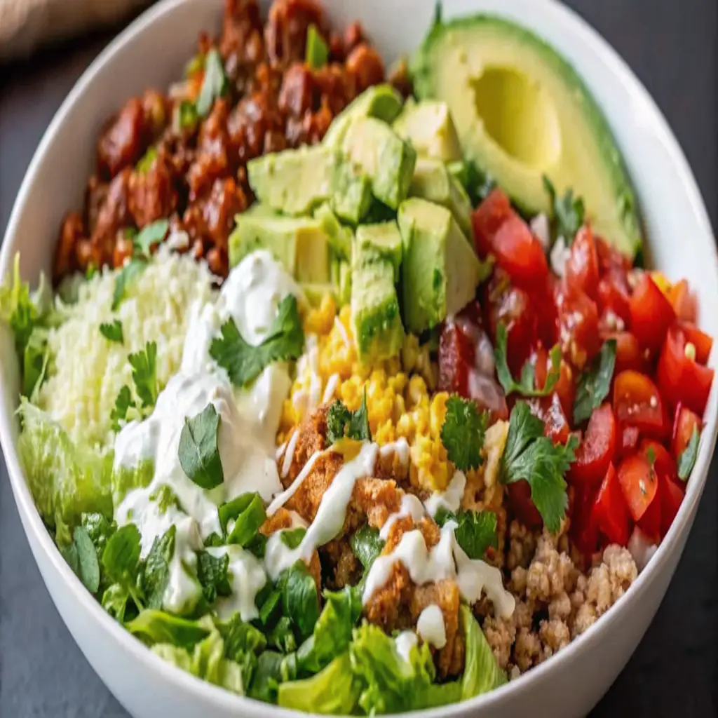 Low Carb Burrito Bowl: Delicious High Protein Healthy Meal