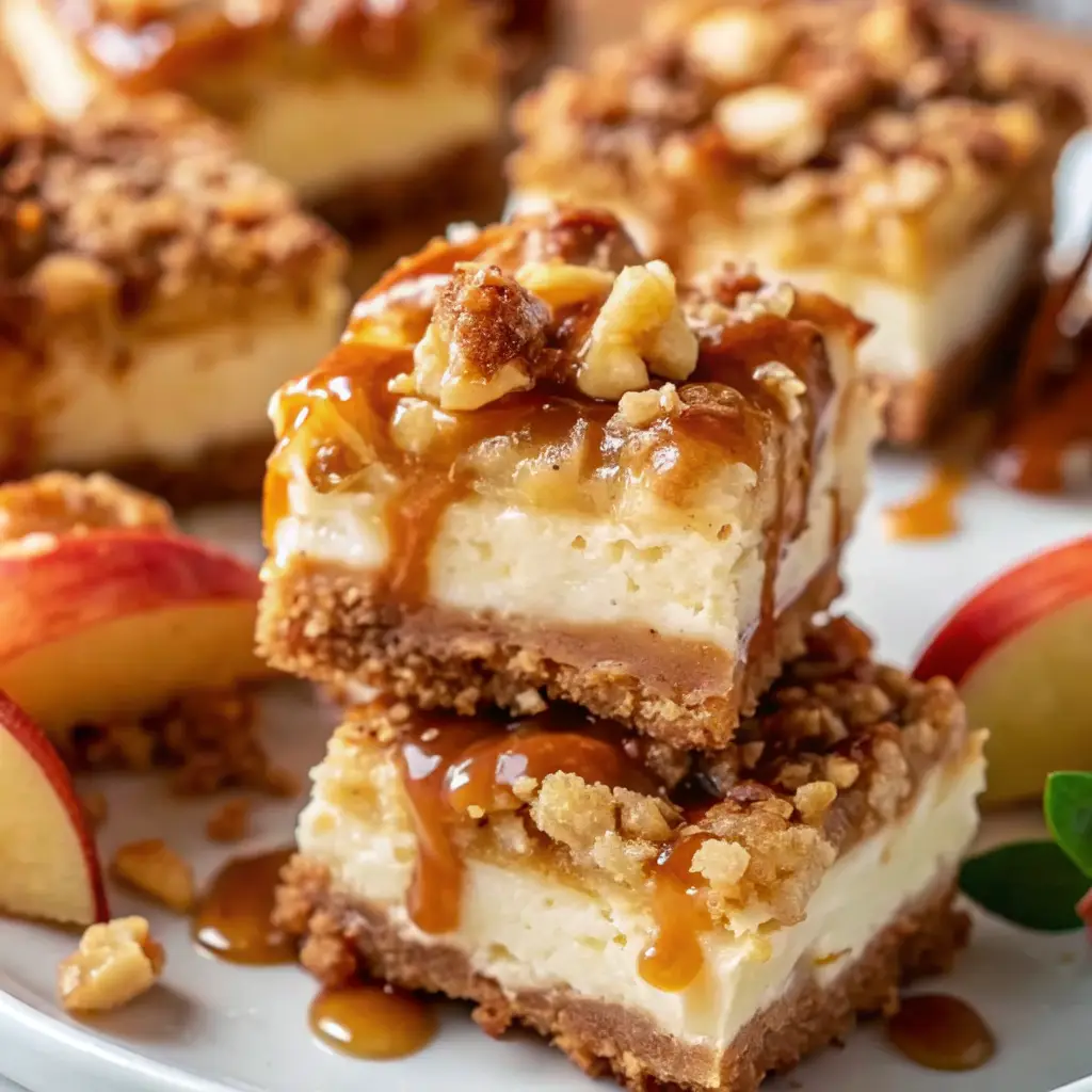 Caramel Apple Cheesecake Bars: The Ultimate Fall Dessert Recipe for Cheesecake Lovers
