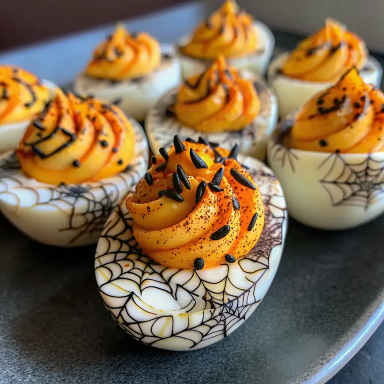 Spooky Spiderweb Eggs