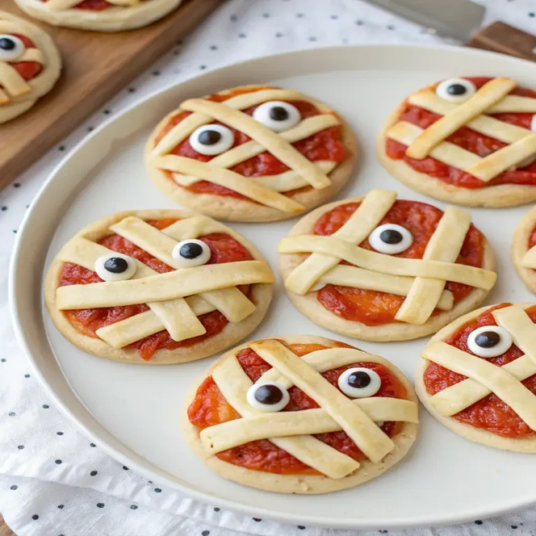 Mummy Mini Pizzas