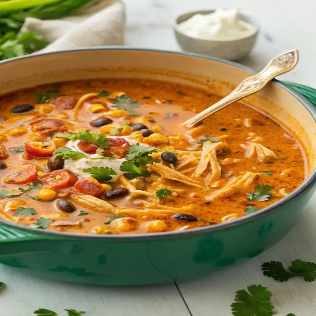 Chicken Enchilada Soup – A Heartwarming and Flavorful Comfort Recipe