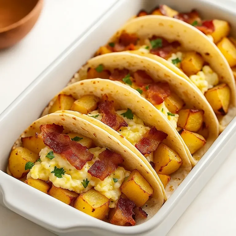 Tasty Baked Breakfast Tacos
