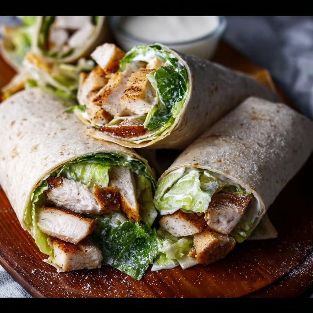 Chicken Caesar Wrap 6 Chicken Caesar Wrap