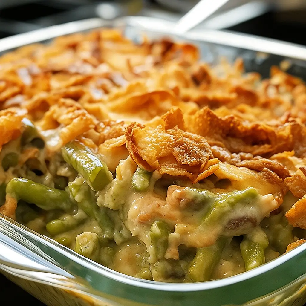 Homestyle Green Bean Casserole – Creamy, Crispy & Comforting