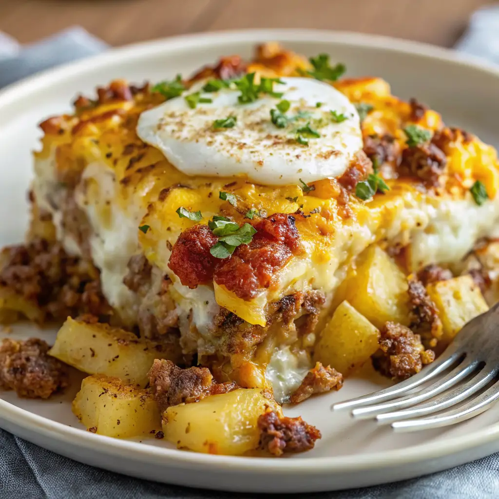 Ground Beef and Potatoes Casserole for Cozy Family Dinners