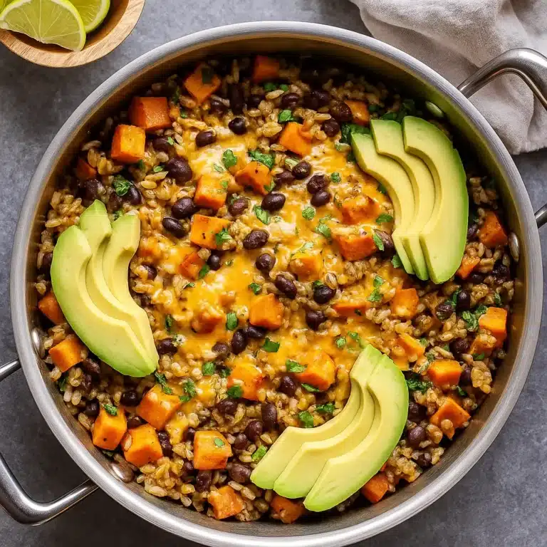 Southwest Sweet Potato, Black Bean and Rice Skillet – Healthy Tex Mex Favorite 3 Southwest Sweet Potato, Black Bean and Rice Skillet