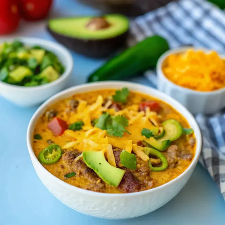High Protein Creamy Taco Soup Recipe: The Best Hearty Comfort Bowl 3 High Protein Creamy Taco Soup