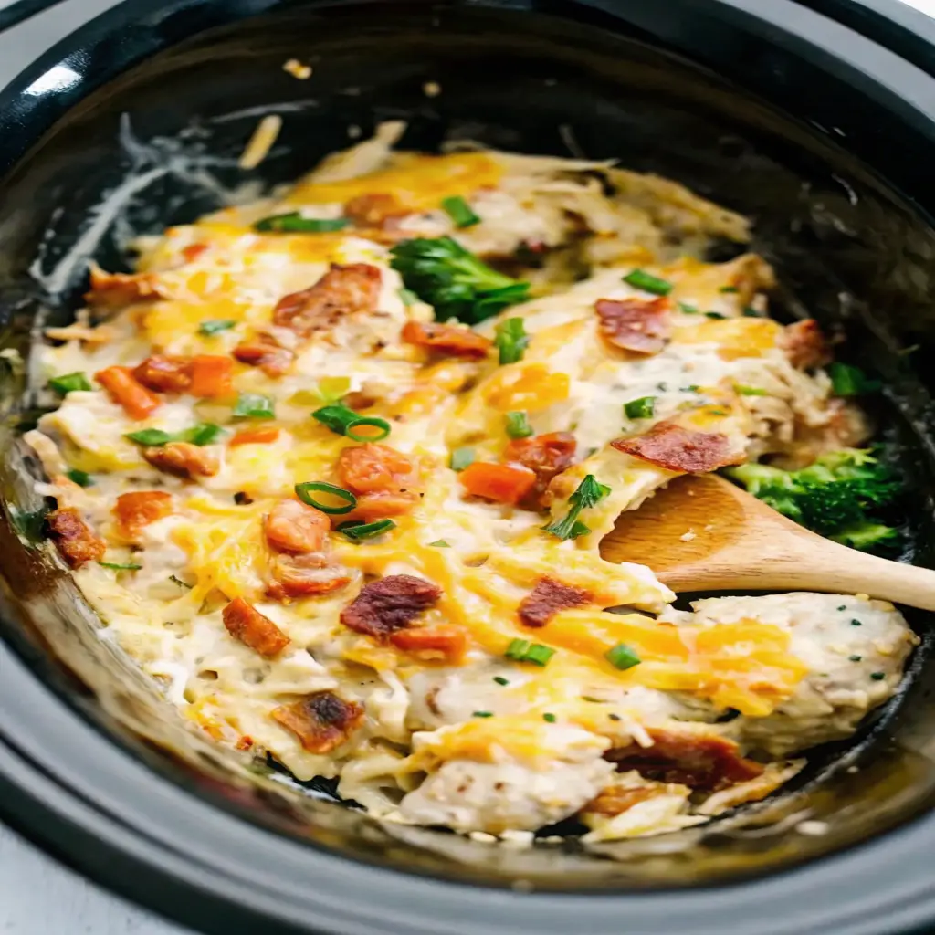 Cheesy Ranch Chicken – Comforting Slow Cooker Dinner for Families