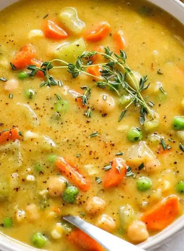 Comforting One-Pot Creamy Vegetable Soup