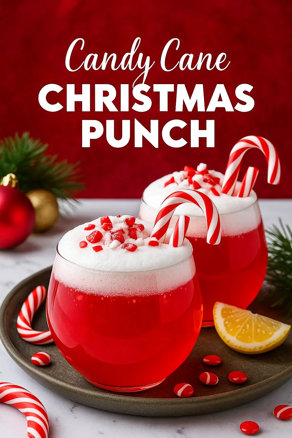 Candy Cane Christmas Punch