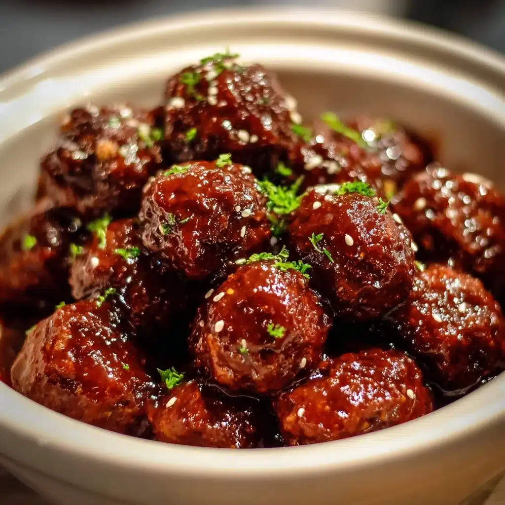 Crockpot Korean Meatballs
