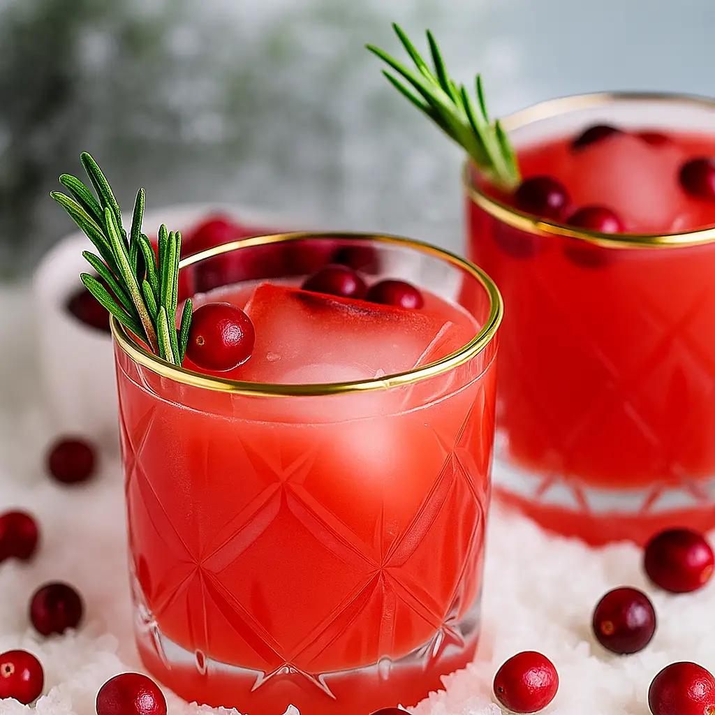 Rudolph’s Tipsy Spritzer Cocktail for Festive Holiday Sipping