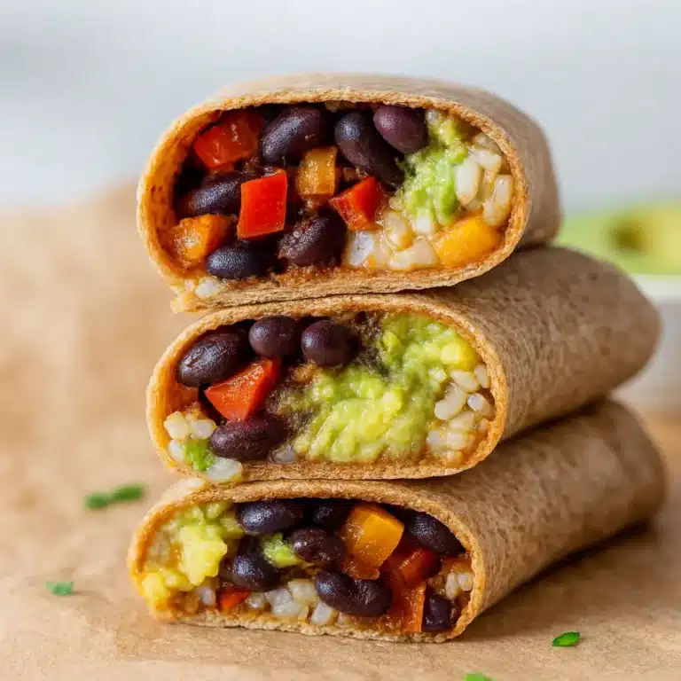 Black Bean & Avocado Wraps