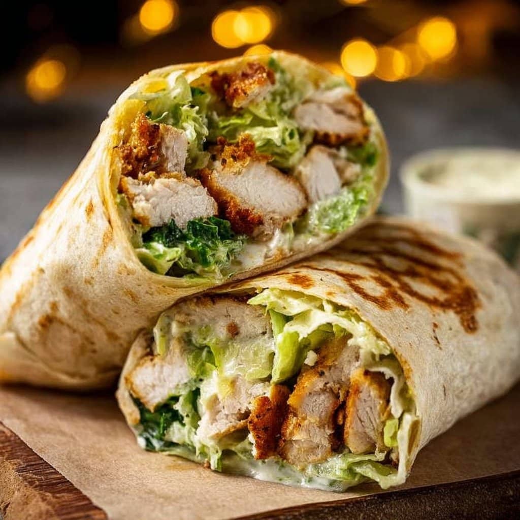 Chicken Caesar Wrap 5 Chicken Caesar Wrap