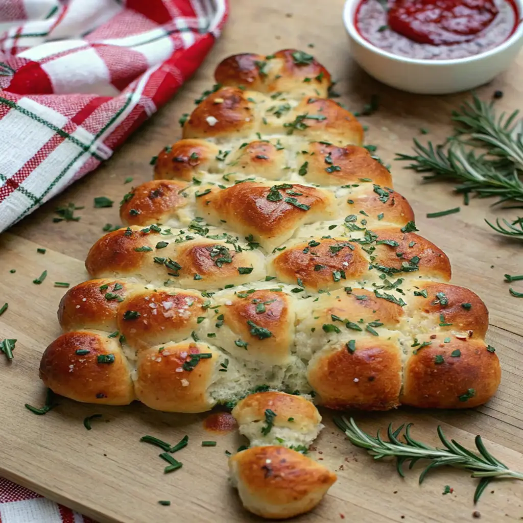 Cheesy Pull Apart Christmas Bread Recipe For Festive Parties