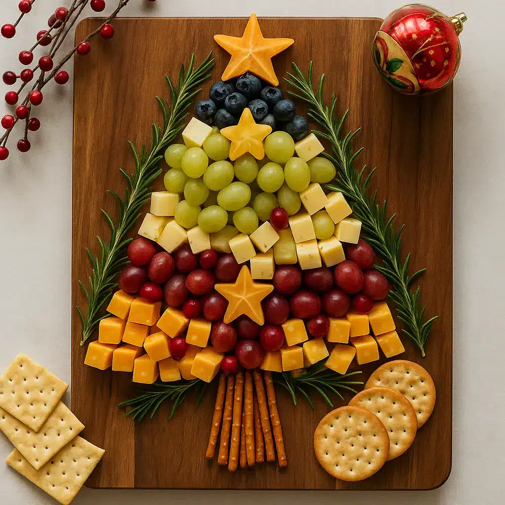 Christmas Tree Shaped Charcuterie – Festive Holiday Board Idea