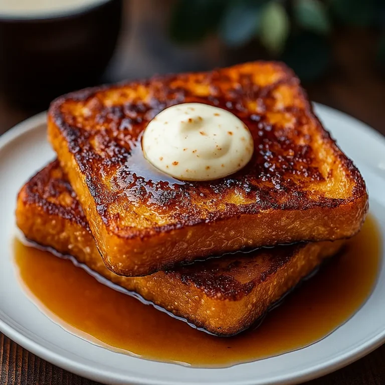 Pumpkin French Toast Breakfast