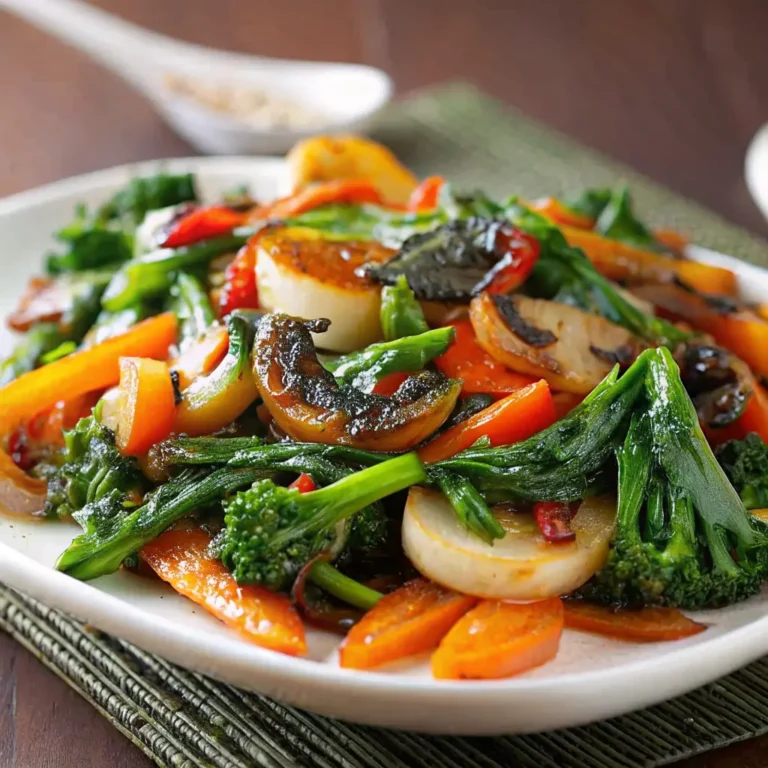 Healthy sautéed vegetables