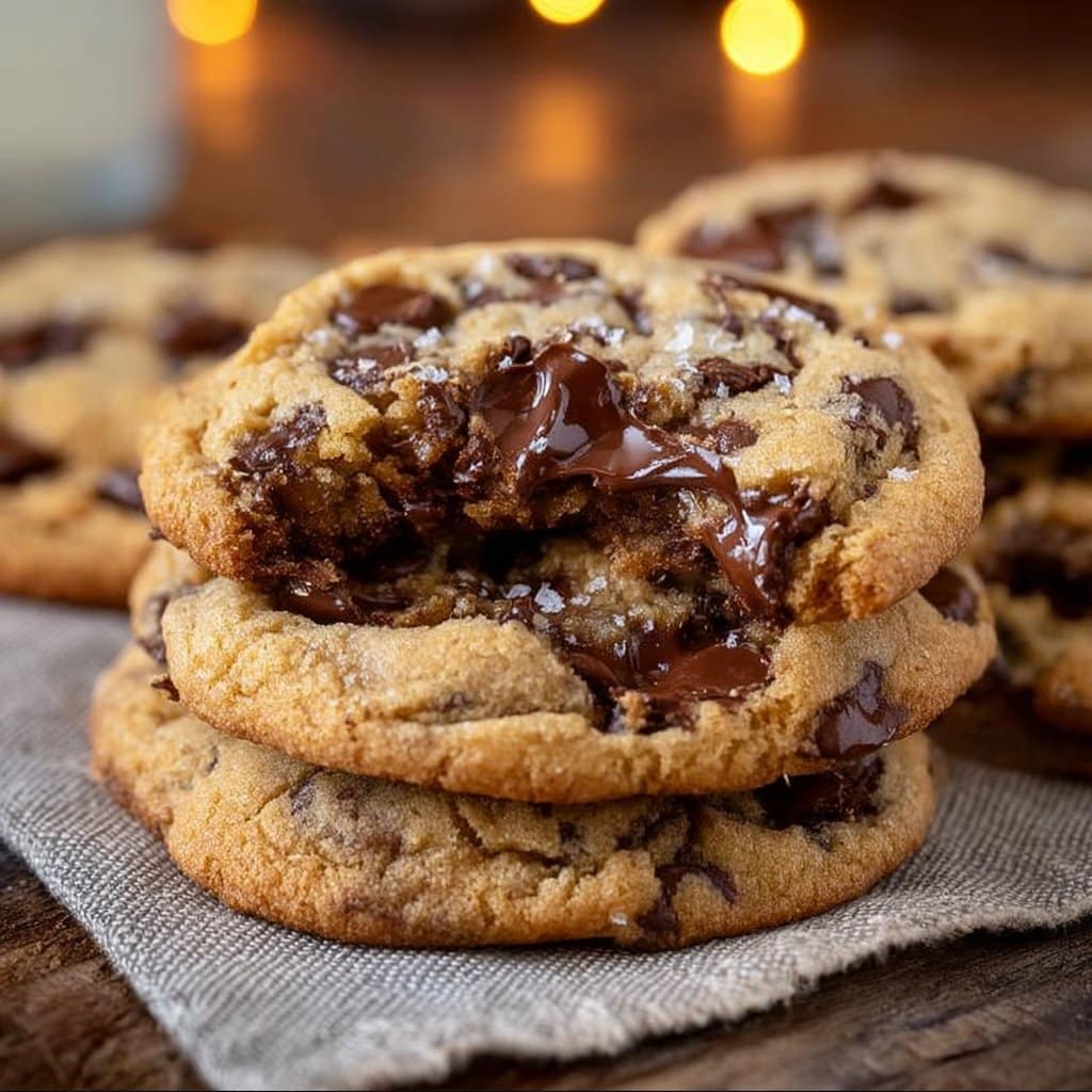 Thick Chocolate Chip Cookies