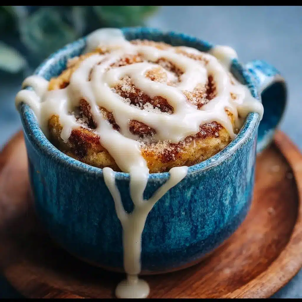 3-Minute Keto Cinnamon Roll Mug Cake