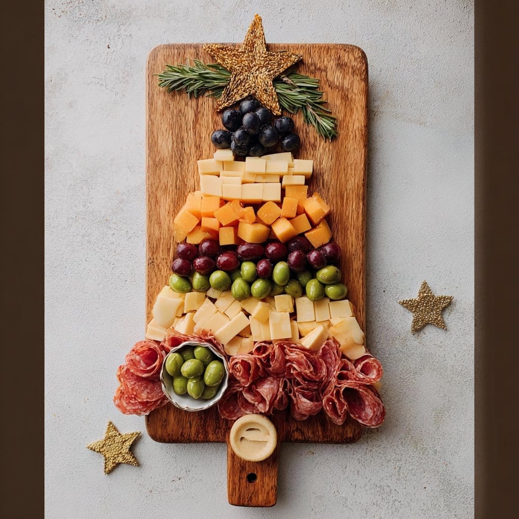 Christmas Tree Shaped Charcuterie Board
