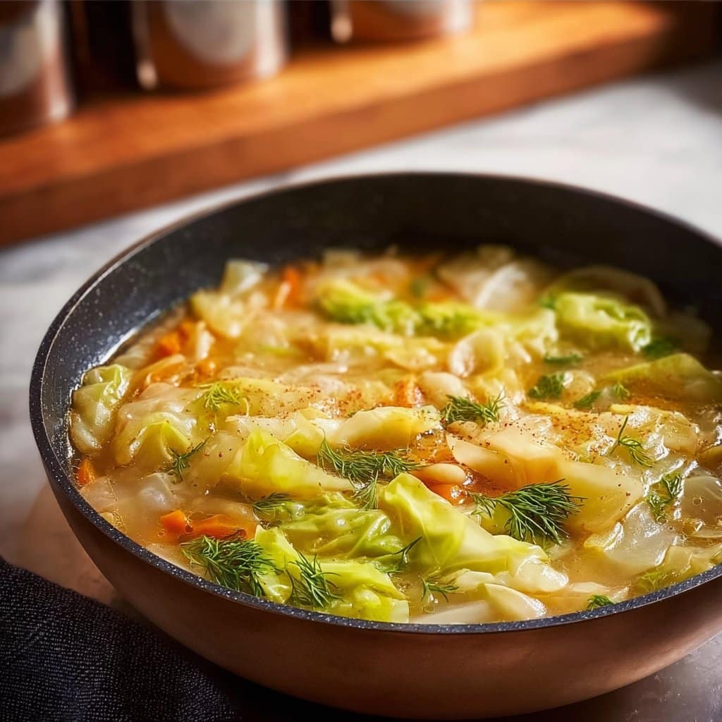 Garlicky Cabbage Soup
