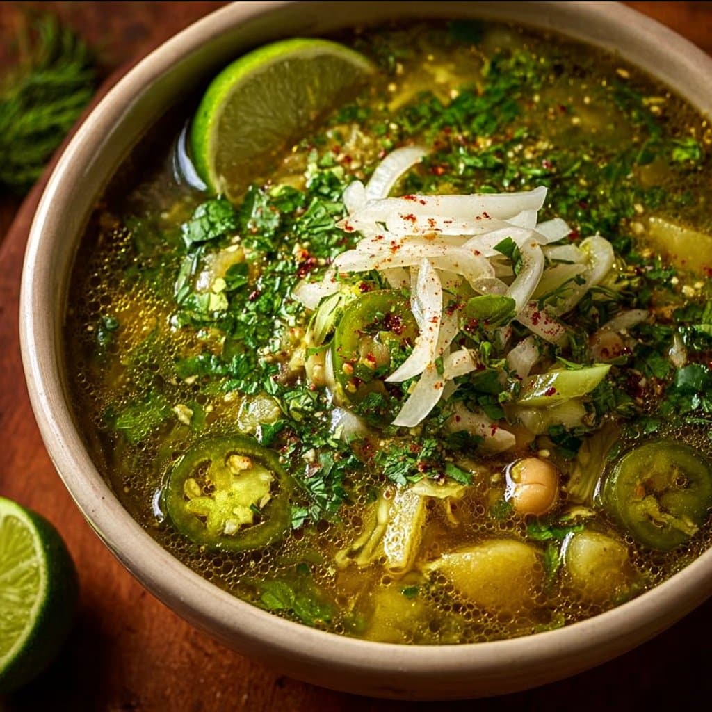 Vegetarian Green Pozole