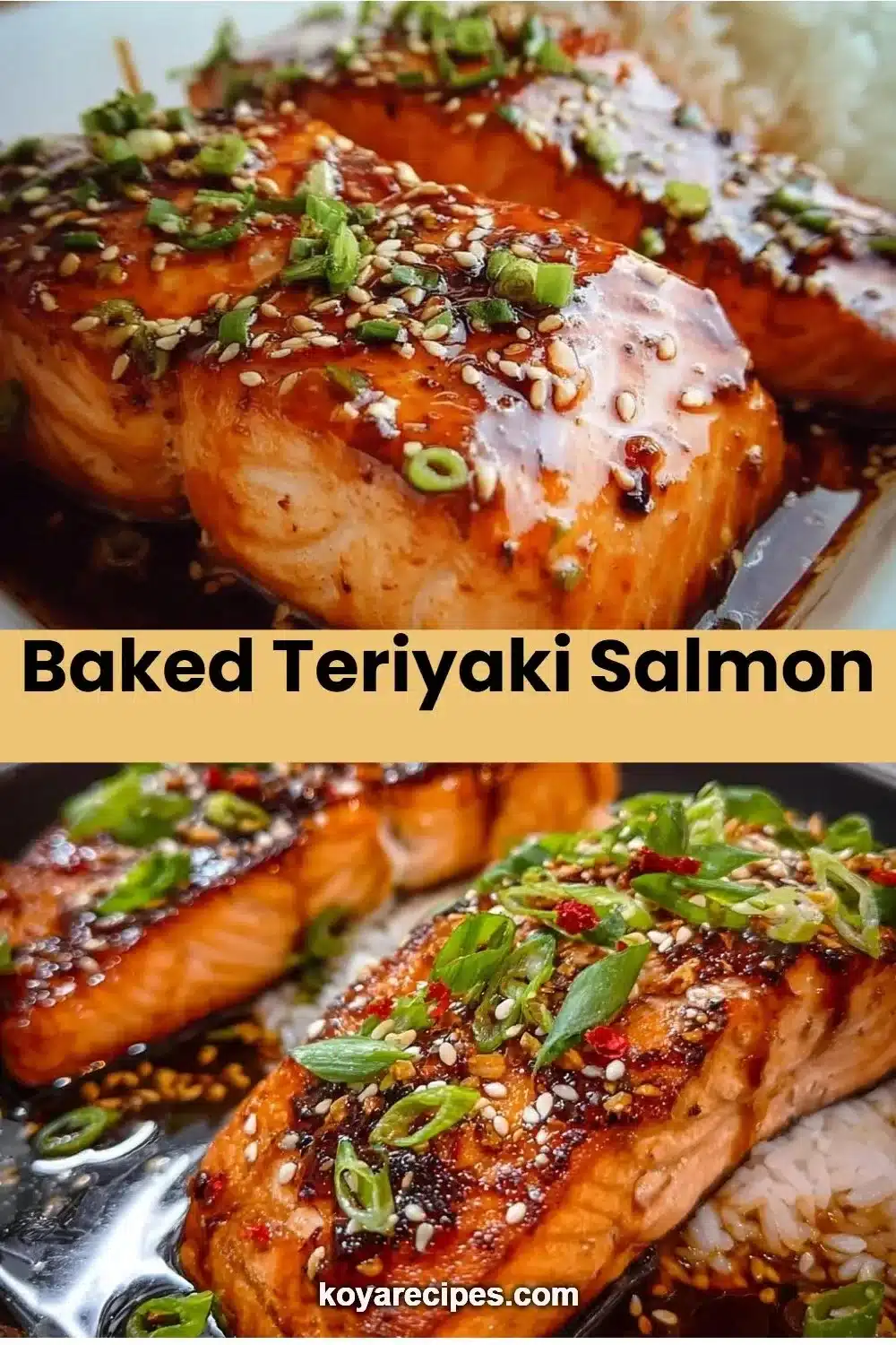 Baked Teriyaki Salmon