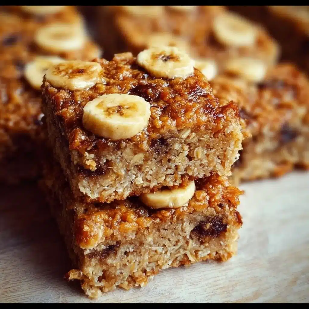 Banana Oatmeal Bars
