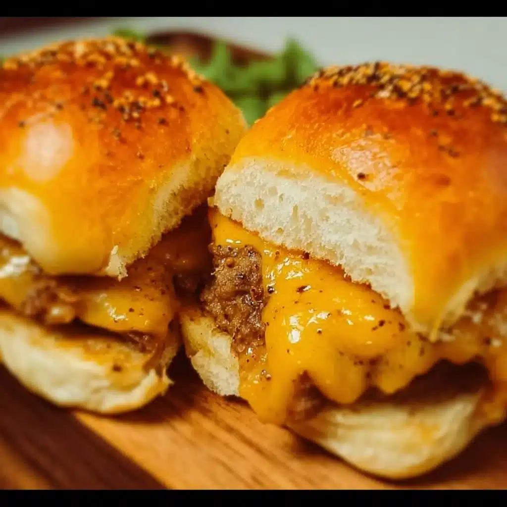 Beef and Cheddar Sliders