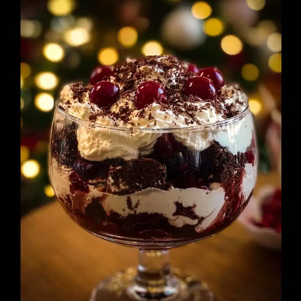 Black Forest Trifle for Christmas