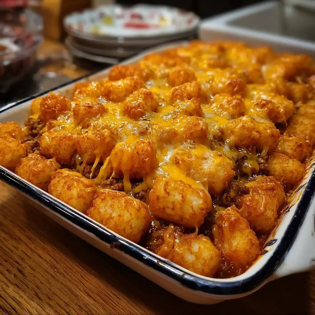 Chili Cheese Tater Tot Casserole: A Family Favorite Dish!