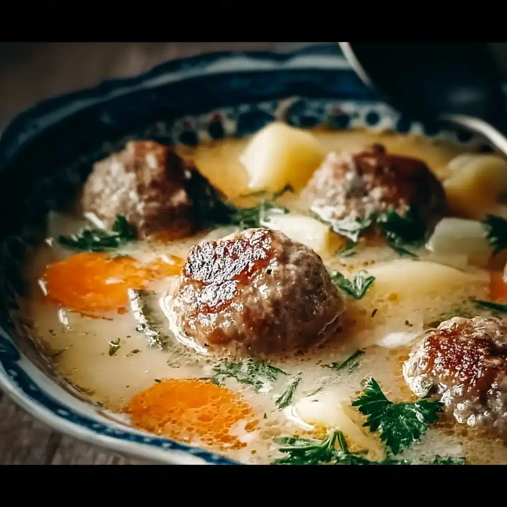 Cozy Swedish Meatball Soup Recipe