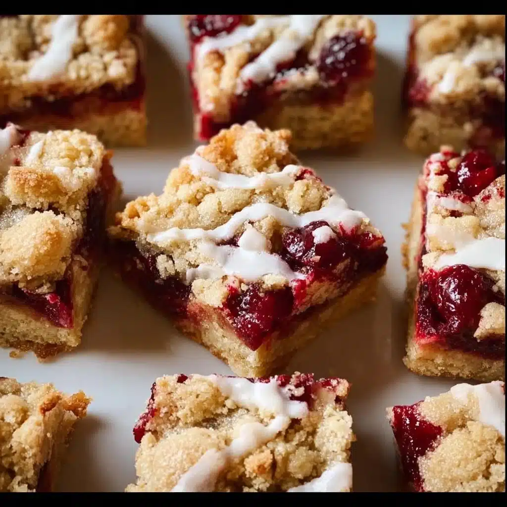 Cranberry Crumble Bars