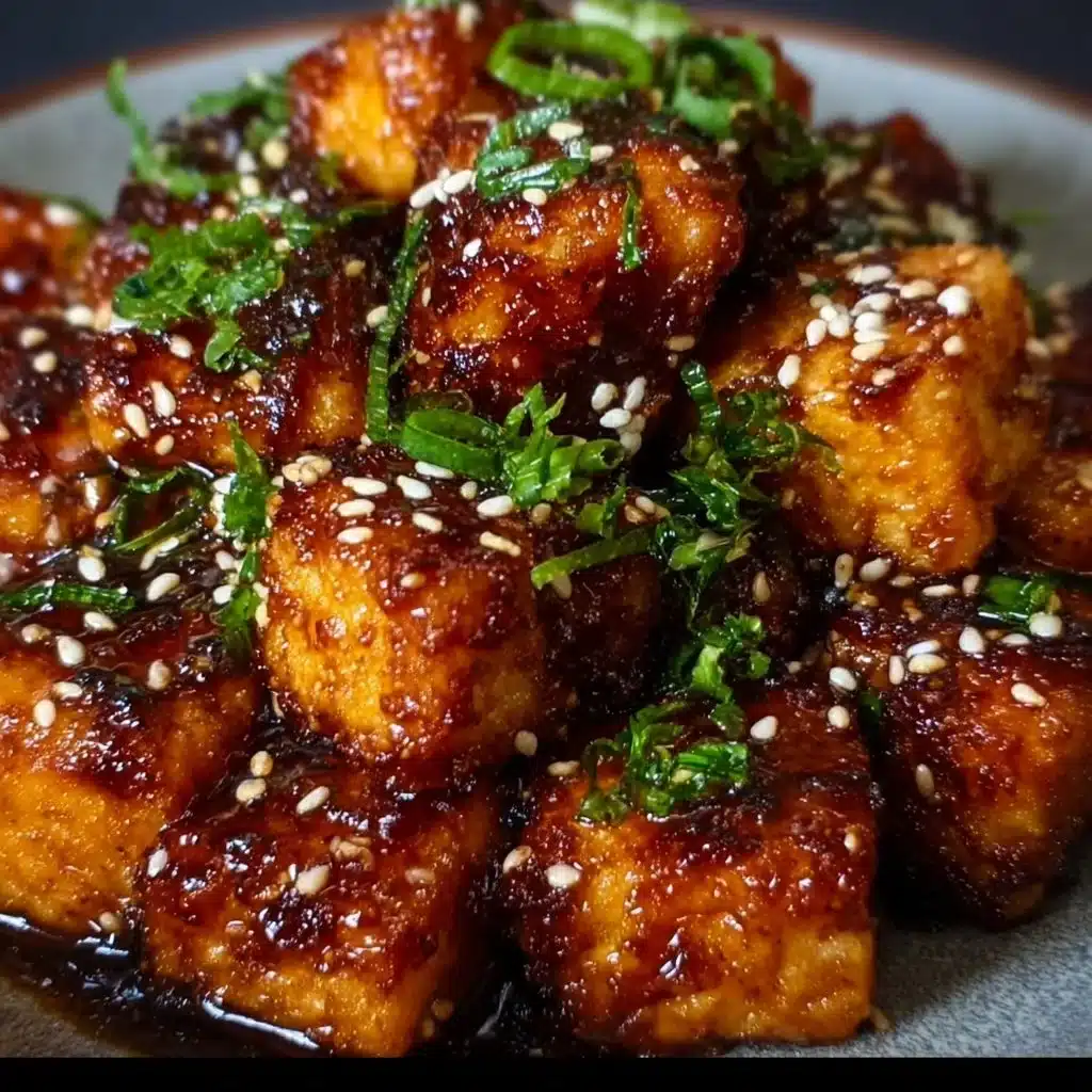 Crispy honey garlic tofu recipe that will amaze you!