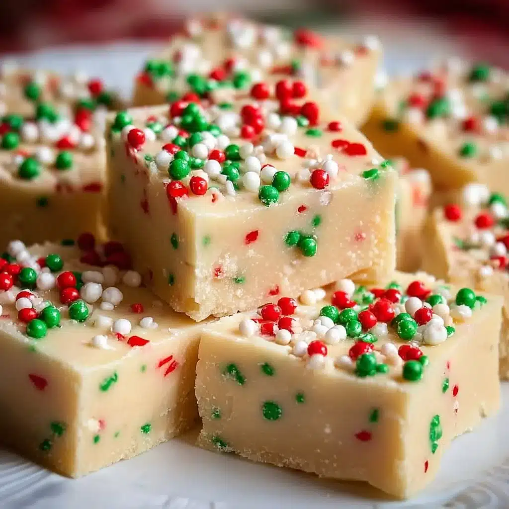 Easy Christmas Sugar Cookie Fudge