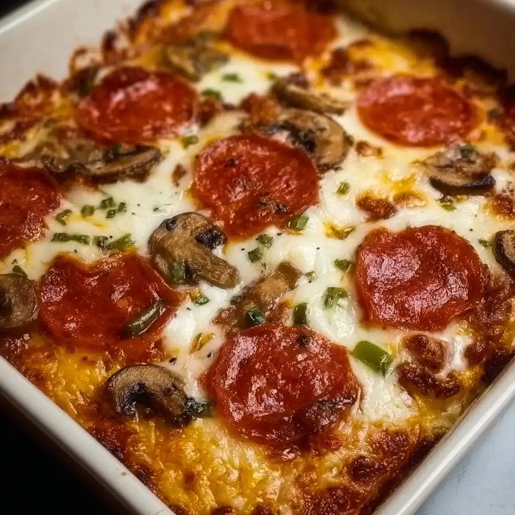Easy Low Carb Pizza Casserole