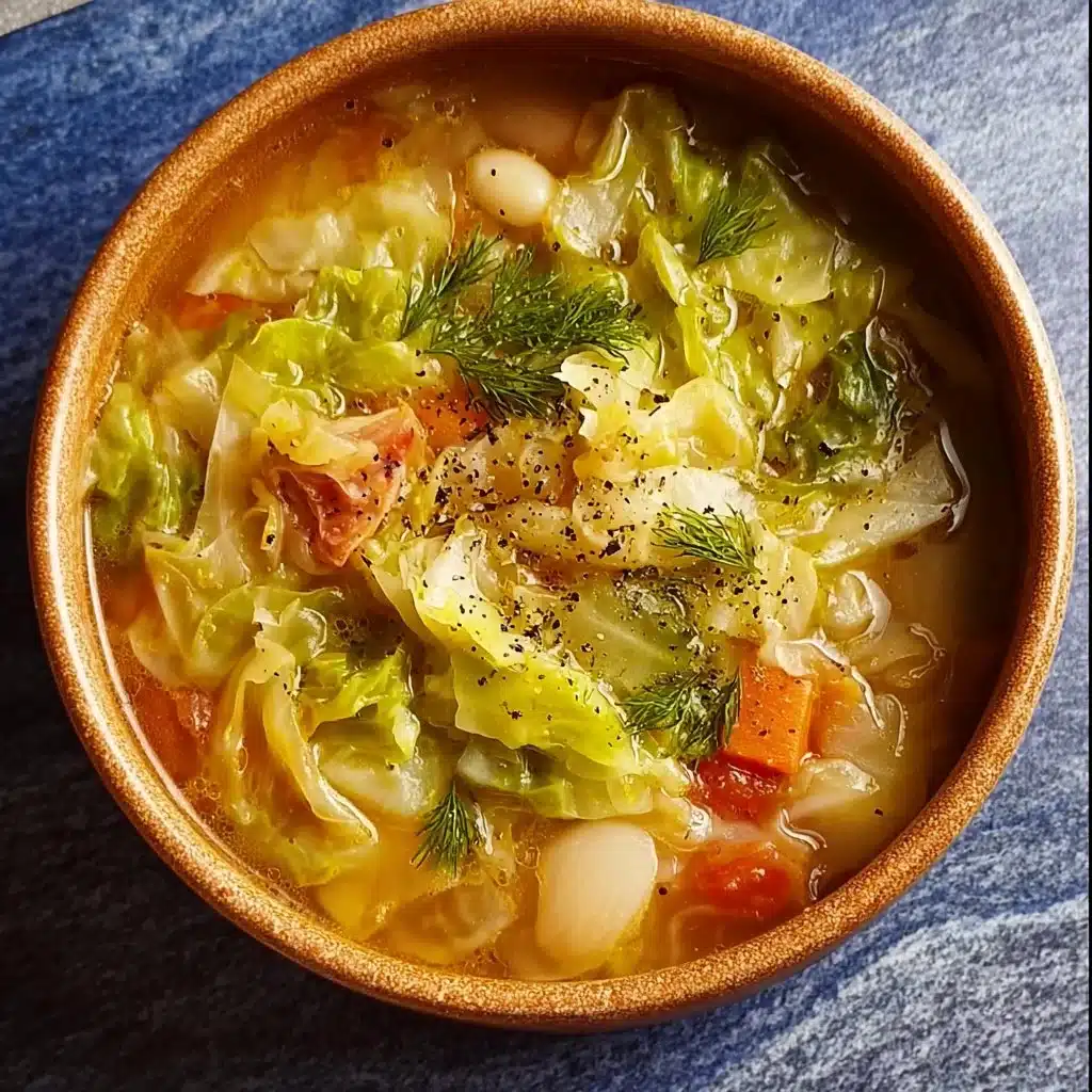 Garlicky Cabbage Soup