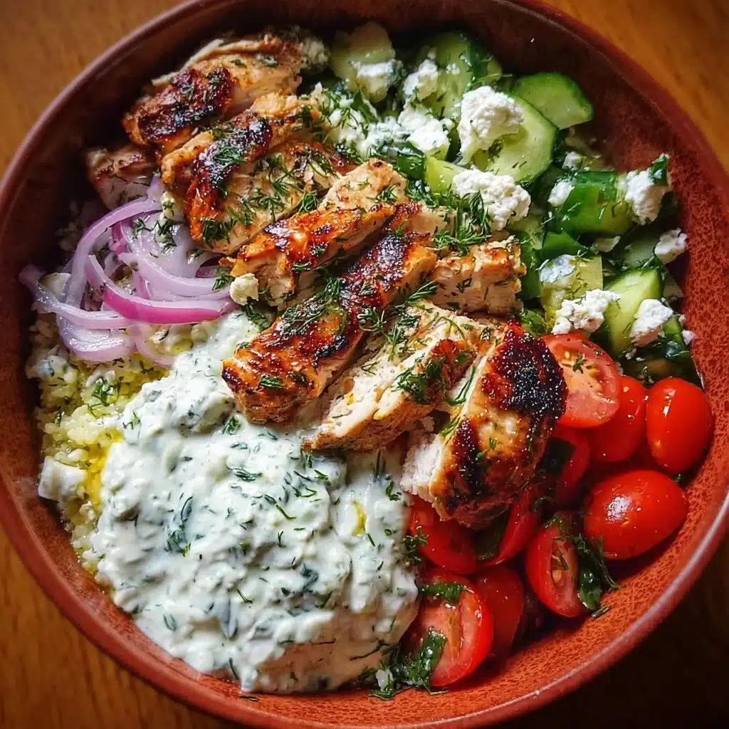 Greek Chicken Bowls