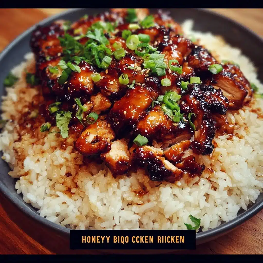 Honey BBQ Chicken Rice