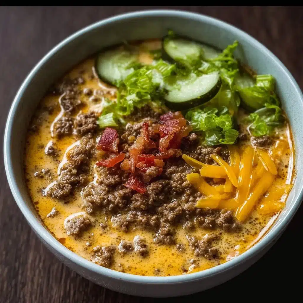Keto Cheeseburger Soup