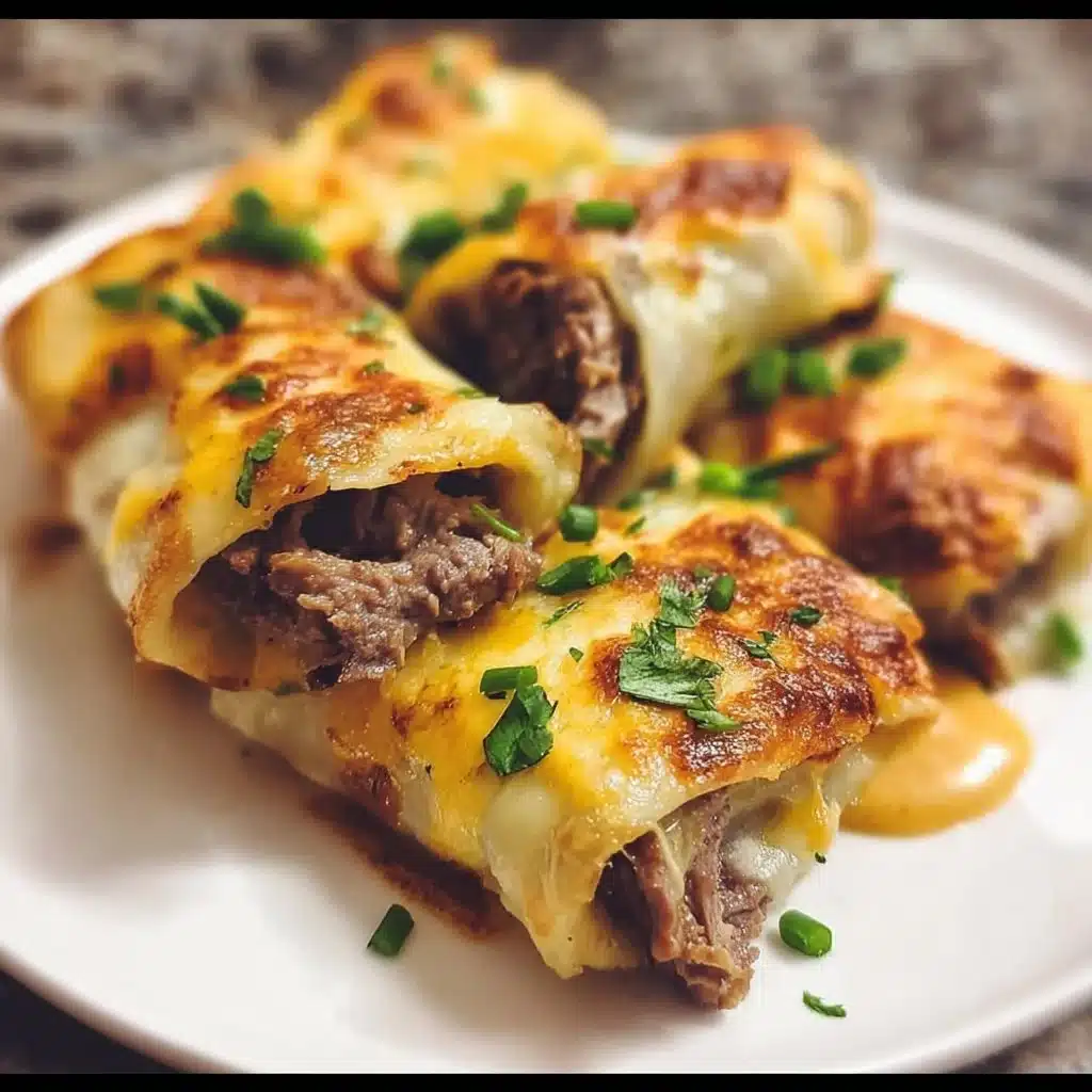 Keto Philly Cheesesteak Rolls
