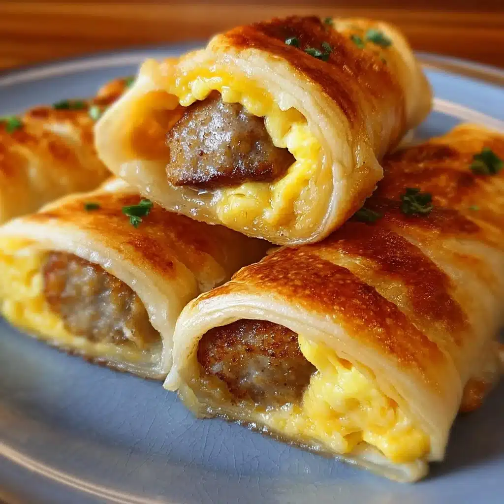 Sausage Egg Breakfast Roll-Ups – Quick & Easy Morning Treat! – mommyplates
