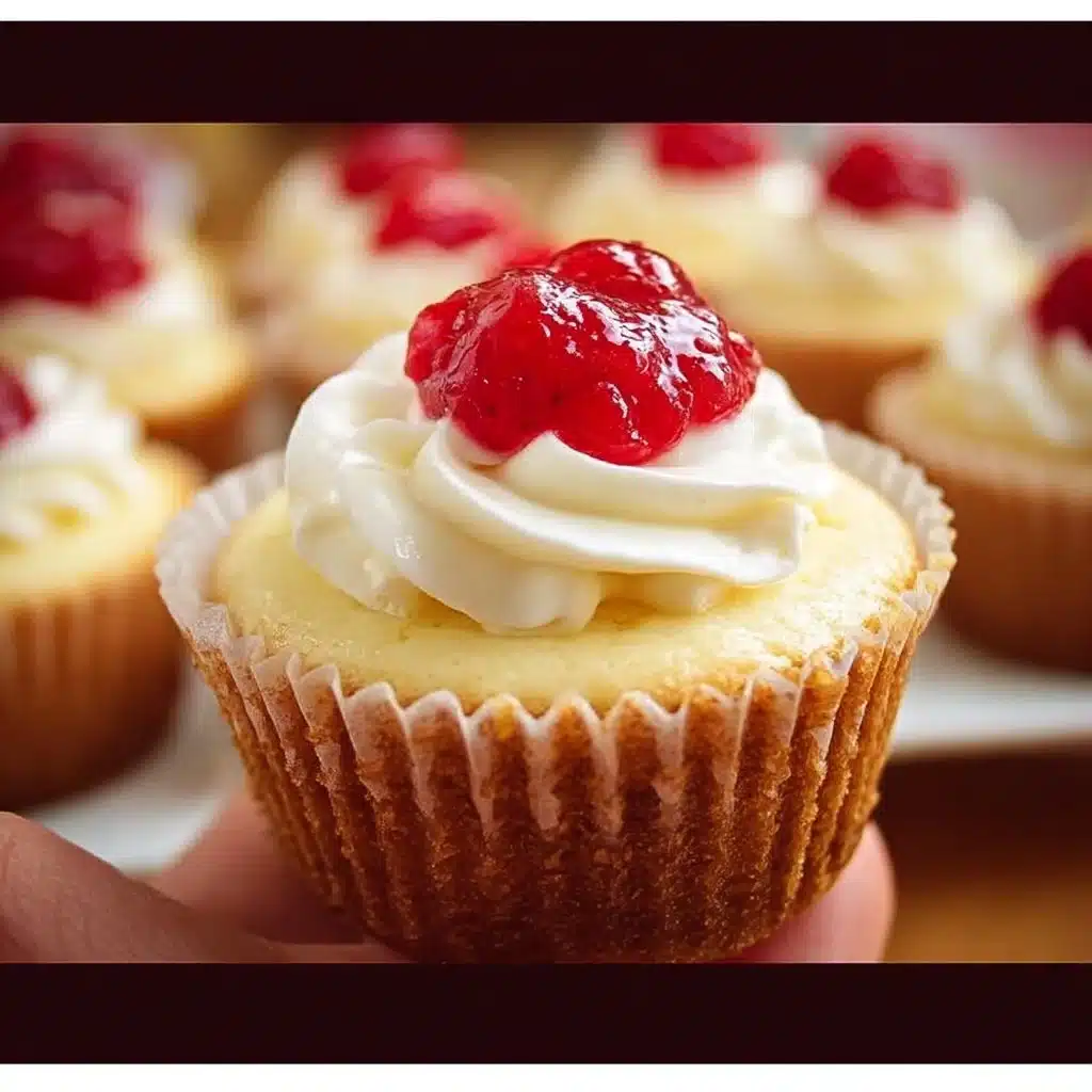 Simple & Creamy Cheesecake Cupcakes