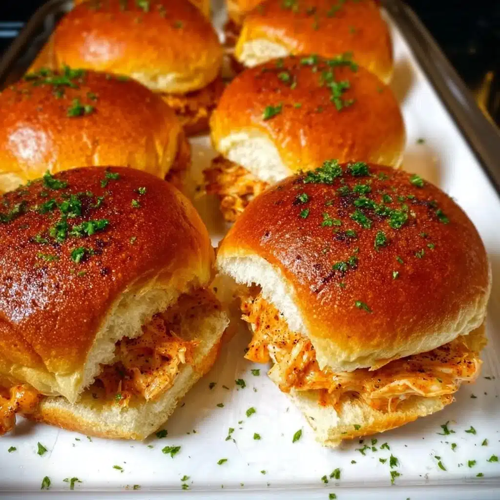 Spicy Buffalo Chicken Sliders