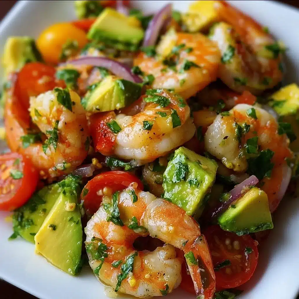 Avocado Salsa Shrimp Salad