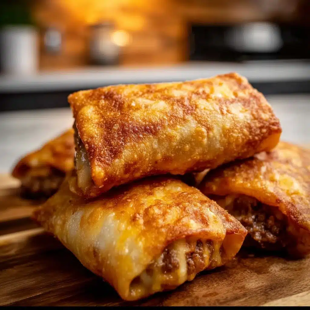 Beef and Cheese Chimichangas