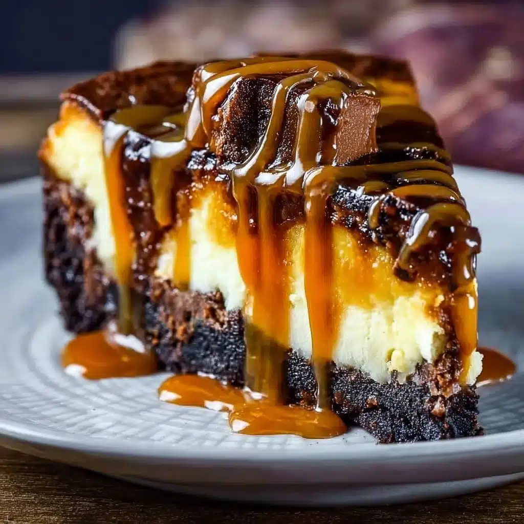 Caramel Brownie Cheesecake