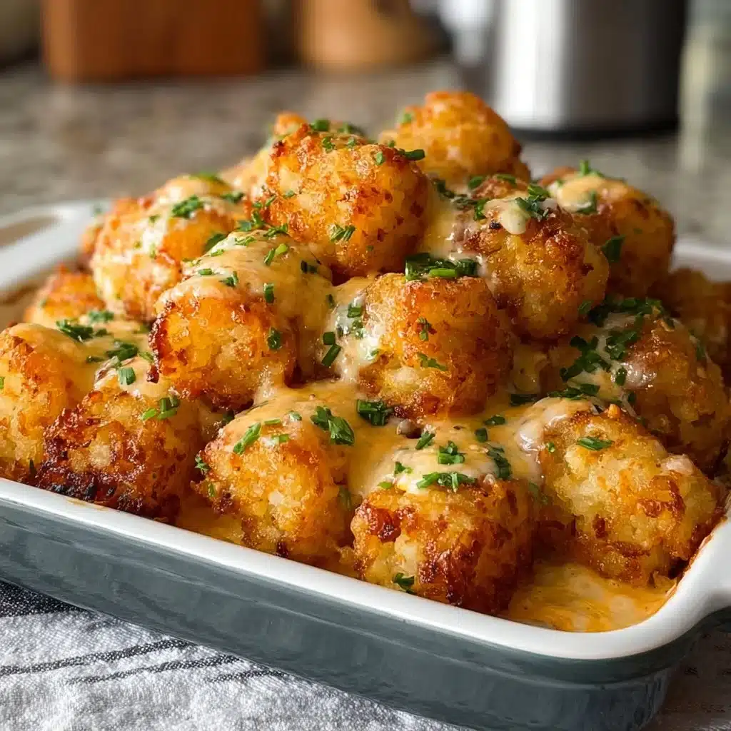 Cheddar Ranch Chicken Tater Tot Bake is a must-try!