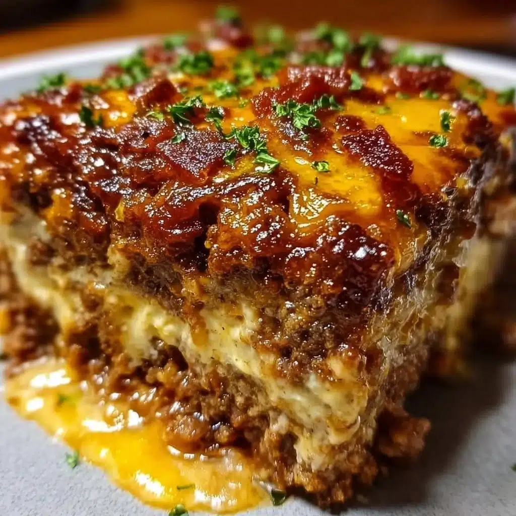 Cheesy Loaded Meatloaf Casserole